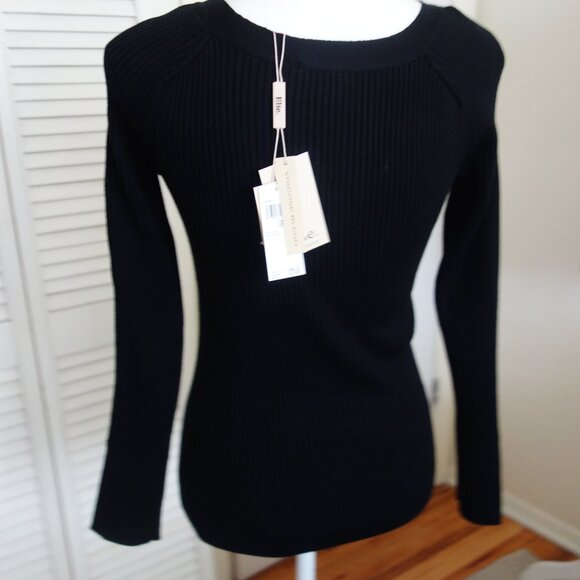 Elie Tahari - Asymmetric Neck Sweater - size S - NEW with Tags - Picture 3 of 10